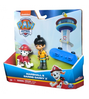 Paw Patrol modiga Danny X med figur Marshall