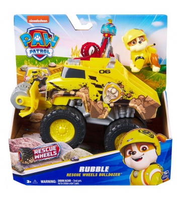Paw Patrol Rescue Wheels tematiskt fordon Rubble