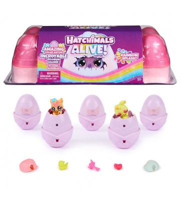 Hatchimals Alive kläckande djur i vatten kartong