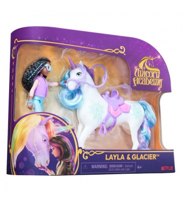 Unicorn Academy figurer Layla och Flinga 11 cm