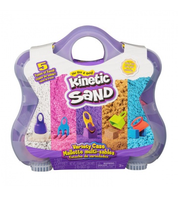 Kinetic Sand resväska med tillbehör