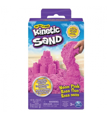 Kinetic Sand neonrosa sand