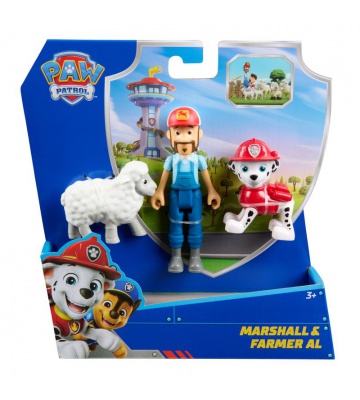 Paw Patrol-figur Marshall och bonden Al
