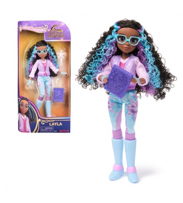 Unicorn Academy docka Layla med bok 24 cm