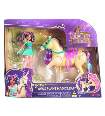 Unicorn Academy Ava och enhörning Květka med lysande bild