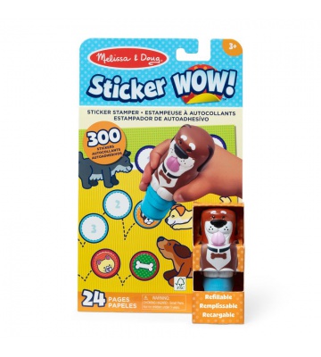 Melissa & Doug Sticker WOW klistermärken hundar
