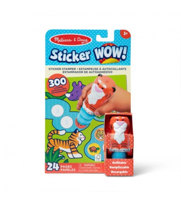 Melissa & Doug Sticker WOW klistermärken tiger
