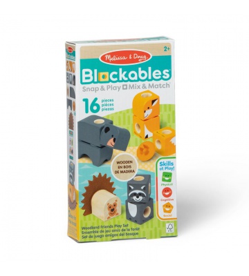 Melissa & Doug Blockables vilda natur byggsats