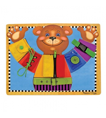 Melissa & Doug grundläggande påklädningsundervisning