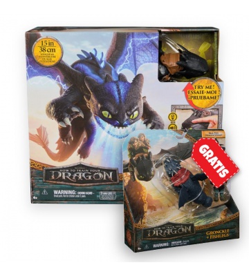 ERBJUDANDE: Hur man tränar draken Tandlöse med ljud och ljuseffekter + Garvan och Fiskfot GRATIS