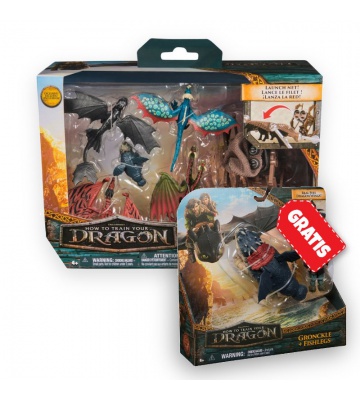 ERBJUDANDE: Hur man tränar en drake multipack figurer + drake och Viking Garvan och Rybinoha GRATIS