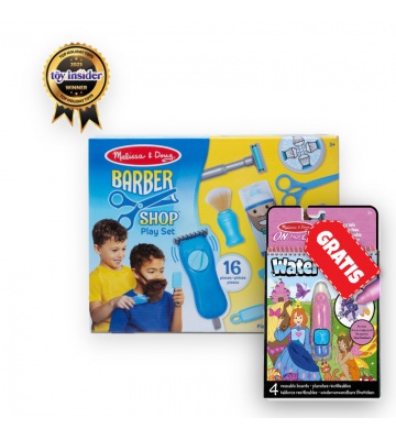 ERBJUDANDE: Melissa & Doug frisörspel + Water WOW magi med vatten sagor GRATIS