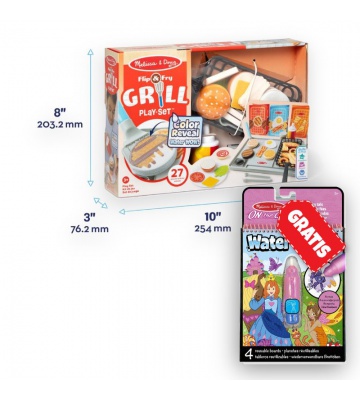ERBJUDANDE: Melissa & Doug Water WOW vattenskoj grillning + vattenskoj sagor GRATIS
