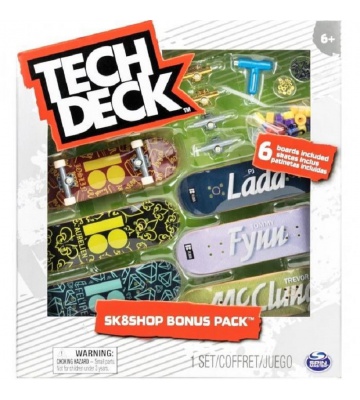 Tech Deck skateshop 6-pack med tillbehör Plan B