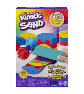 Kinetic Sand regnbågs lekset