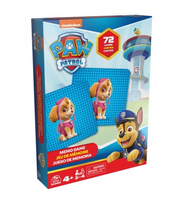 Spin Master Games Paw Patrol memory 72 kort