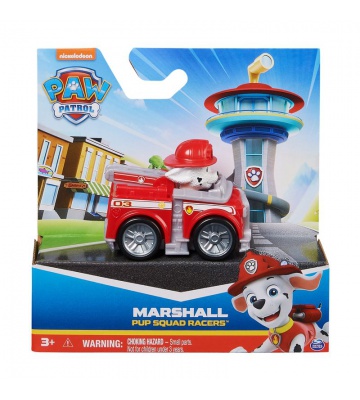 Paw Patrol mini bil med figur Marshall