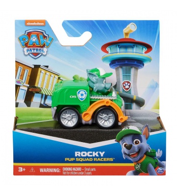 Paw Patrol mini bil med Rocky-figur