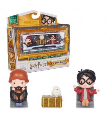 Harry Potter dubbelset mini figurer Harry och Ron med tillbehör