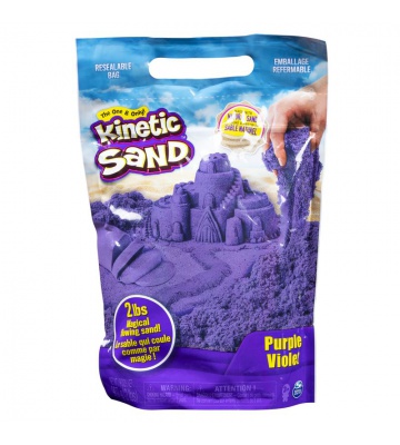 Kinetic Sand förpackning av lila sand 0,9 kg