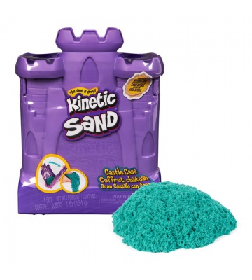 Kinetic Sand form slott med flytande sand