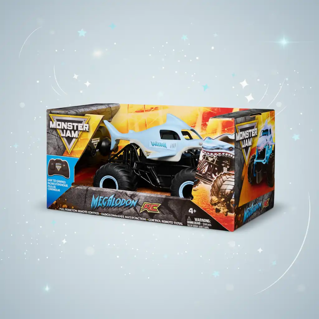 Precisionsarbete och autentiska detaljer i chassit från Monster Jam.