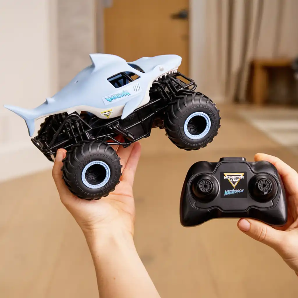 Skapa ditt eget Monster Jam-rally fullt av tricks.