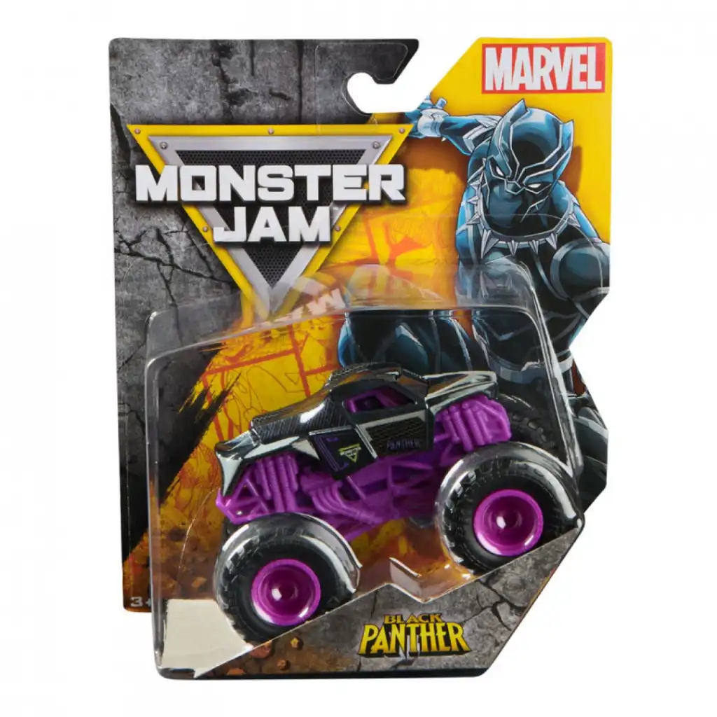 Upplev heroisk action med monstertrucken Black Panther.