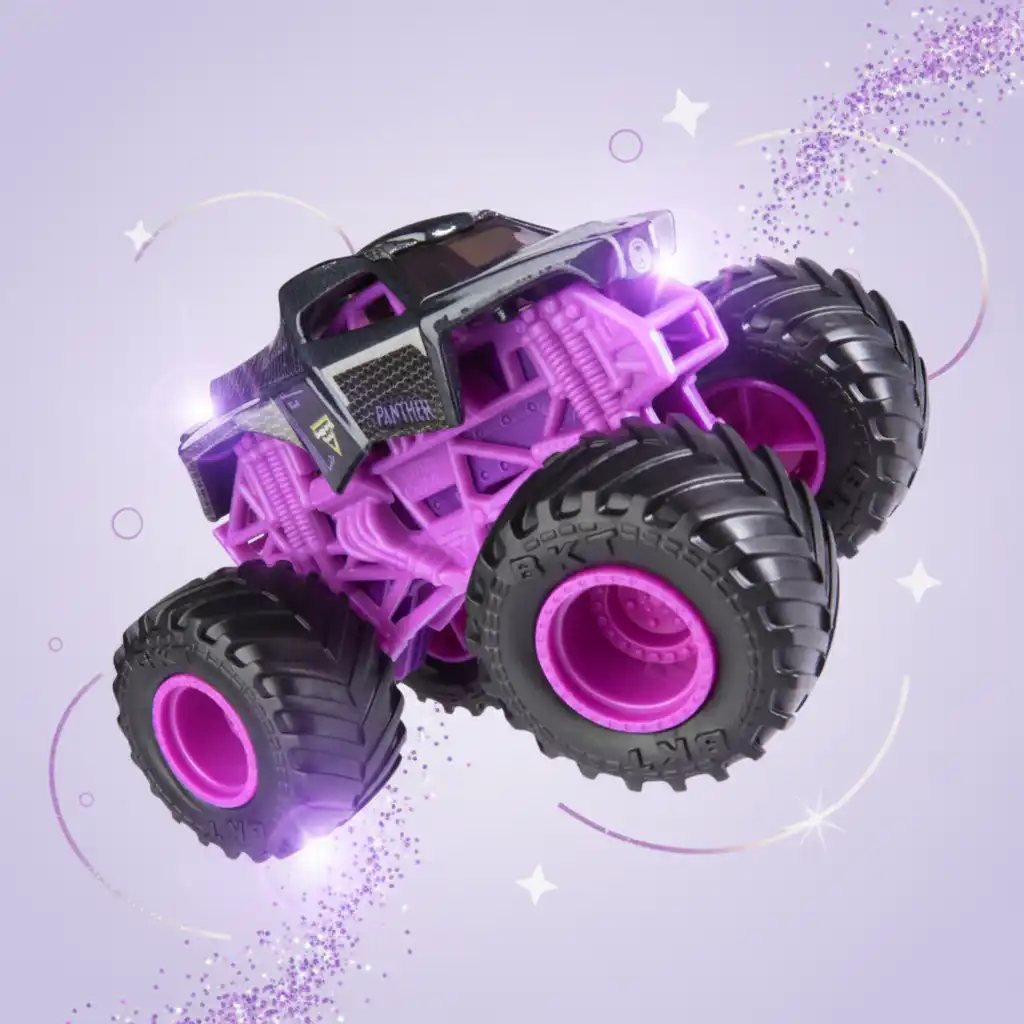 Samla hela kollektionen av Marvel Monster Jam-truckar.