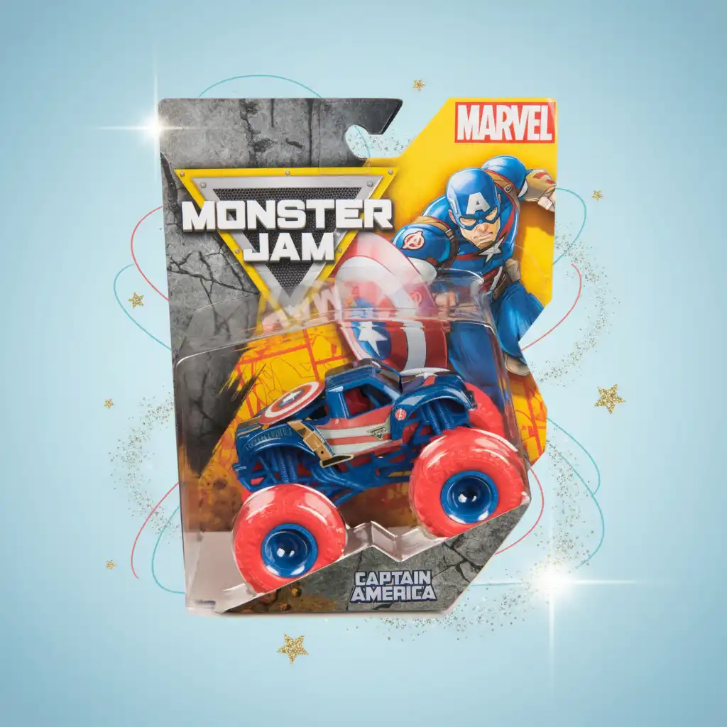 Upplev episkt hjältedåd med varje hjulvarv av Monster Jam.