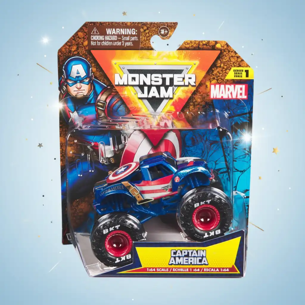Upplev episka äventyr med den ikoniska monster trucken.