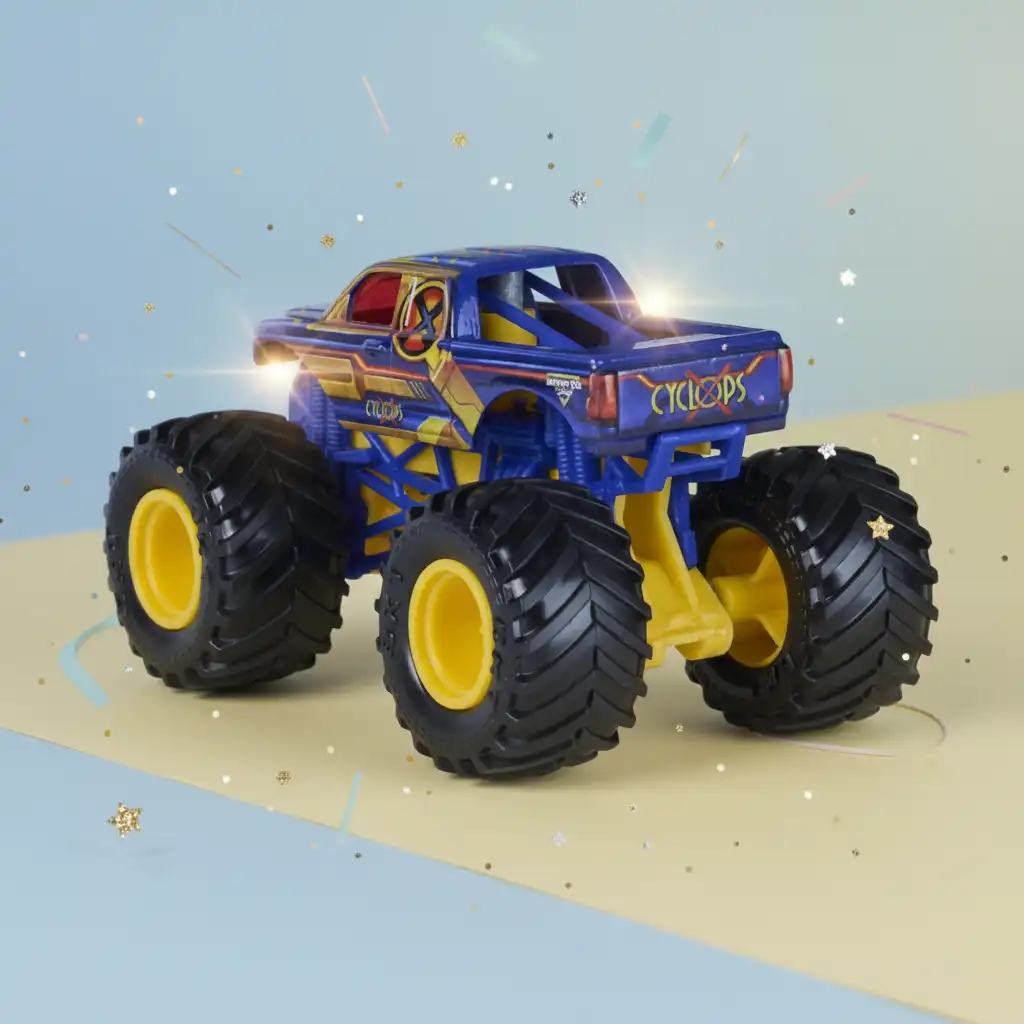 Skapa din egen Monster Jam-show full av tricks.