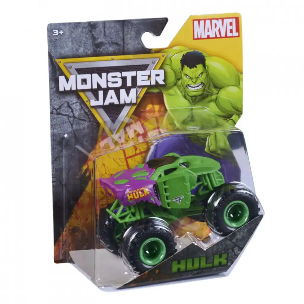 Släpp lös hjälteaktionen med den ostoppbara Monster Trucken.