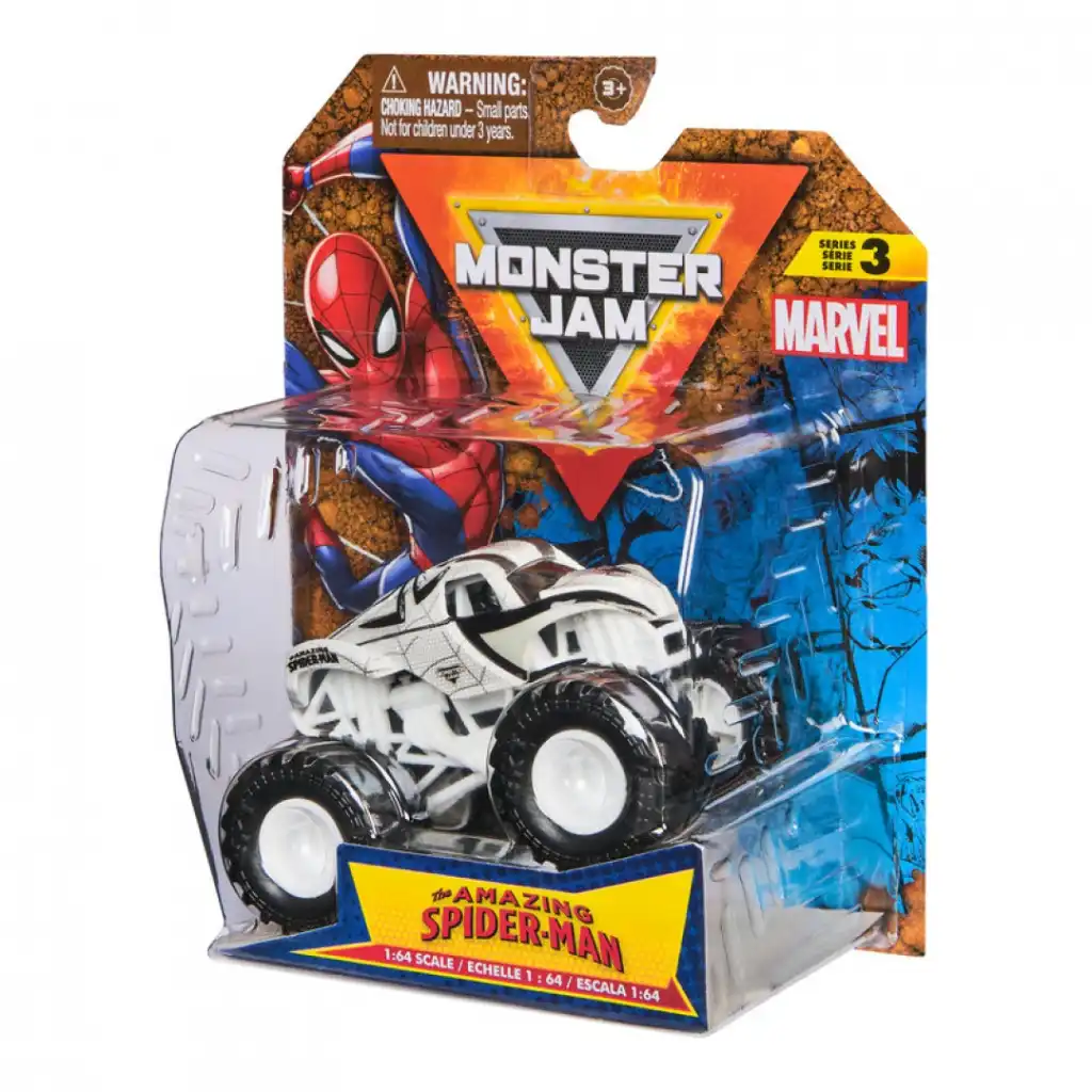 Upplev episk action med den superhjälte-monstertrucken.