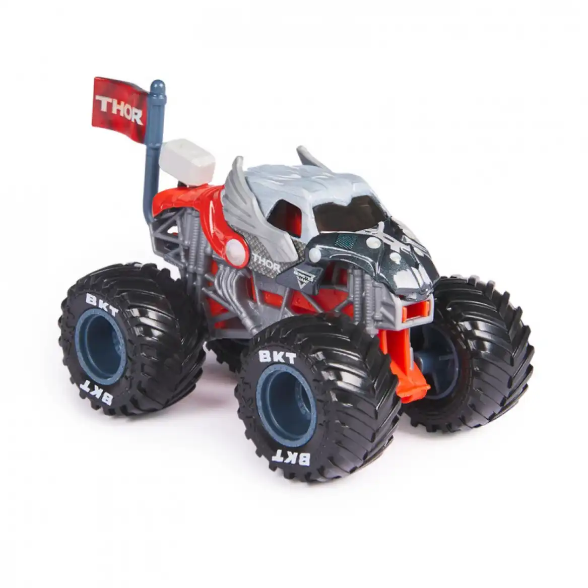 Utöka din samling med en unik kombination av Marvel och Monster Jam.