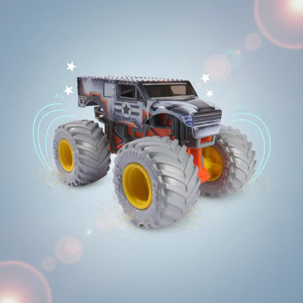 Utveckla fantasin med Monster Jam:s actionhjältar.