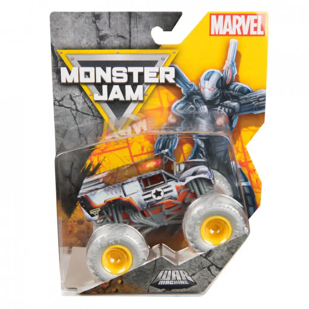 Bygg din unika samling av Marvel monster trucks.