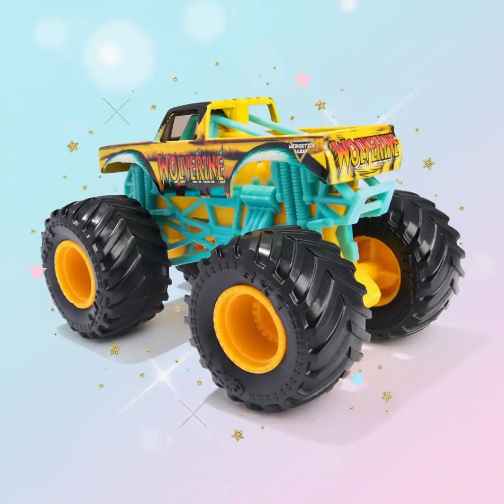 Skapa din egen Monster Jam-show full av tricks.