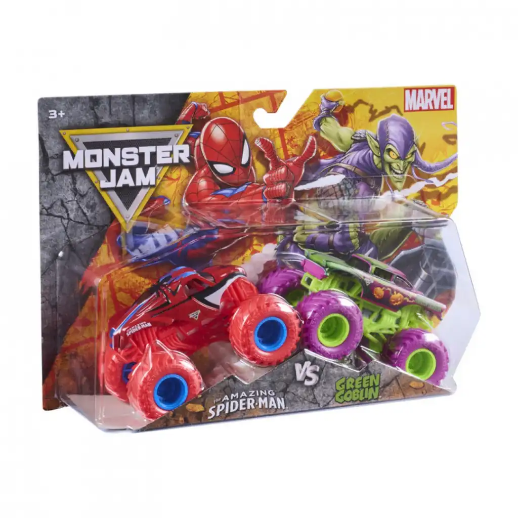 Upplev oändlig action med Spiderman och Green Goblin.