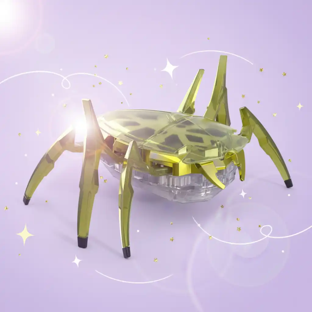 Levande interaktion mellan barnet och dess nya robotkamrat.