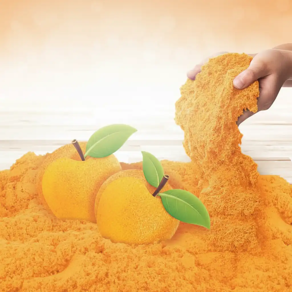 Detailed texture of sand that never crumbles.