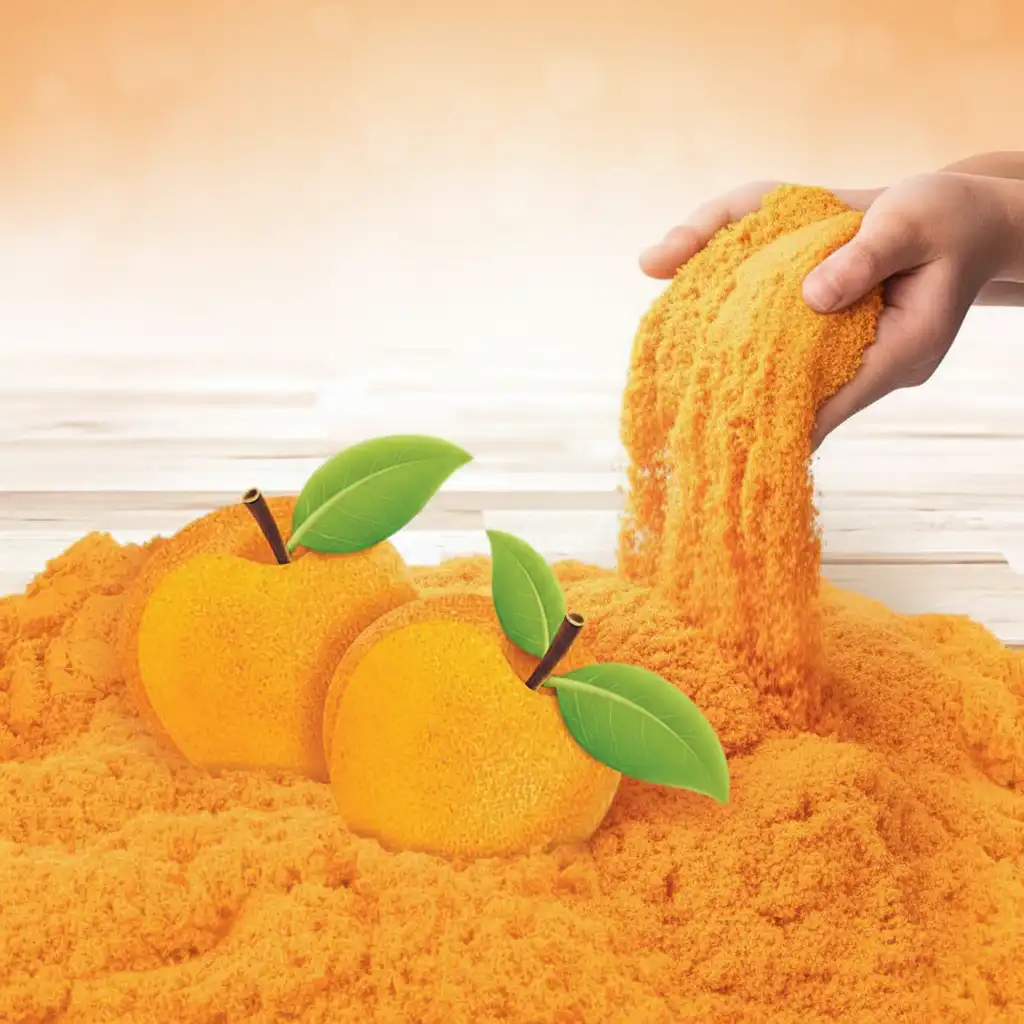 Develop senses with fragrant and colorful sand.