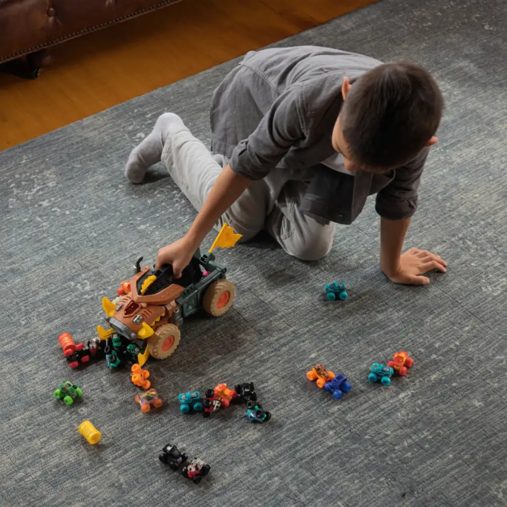 Städningen blir ett spännande spel tack vare tuggmekanismen.