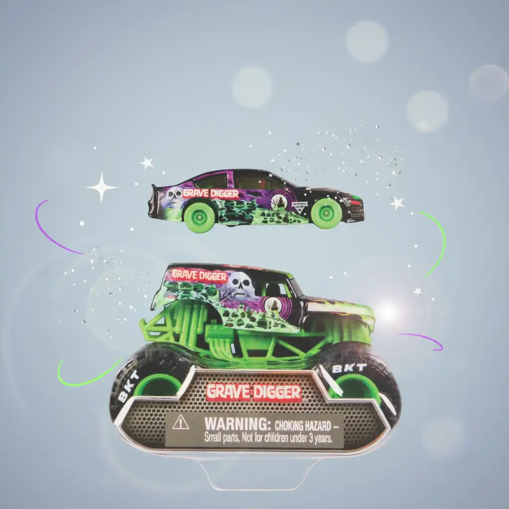 Bemästra varje bana med det oslagbara Monster Jam-teamet.