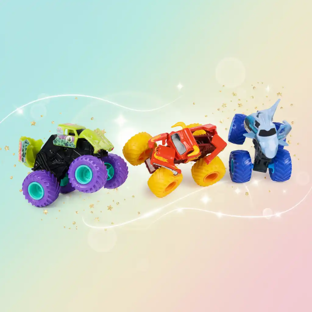 Bygg din samling av legendariska Monster Jam-maskiner.