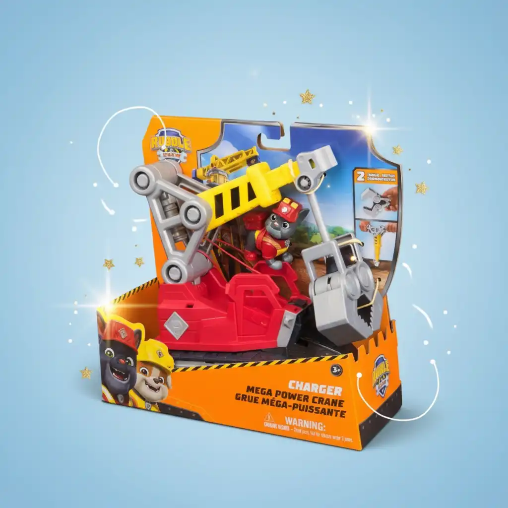 Experience an exciting builder game with the heroes of Rubble & Crew.