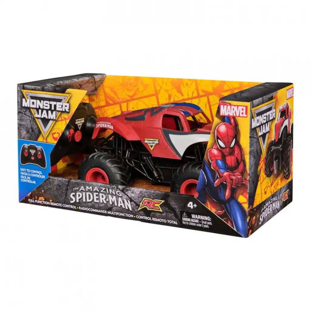 Exakt tillverkning och Spider-Mans ikoniska design i skala 1:24.