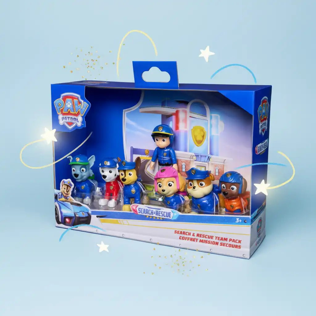 Experience heroic adventures with the complete rescue crew.