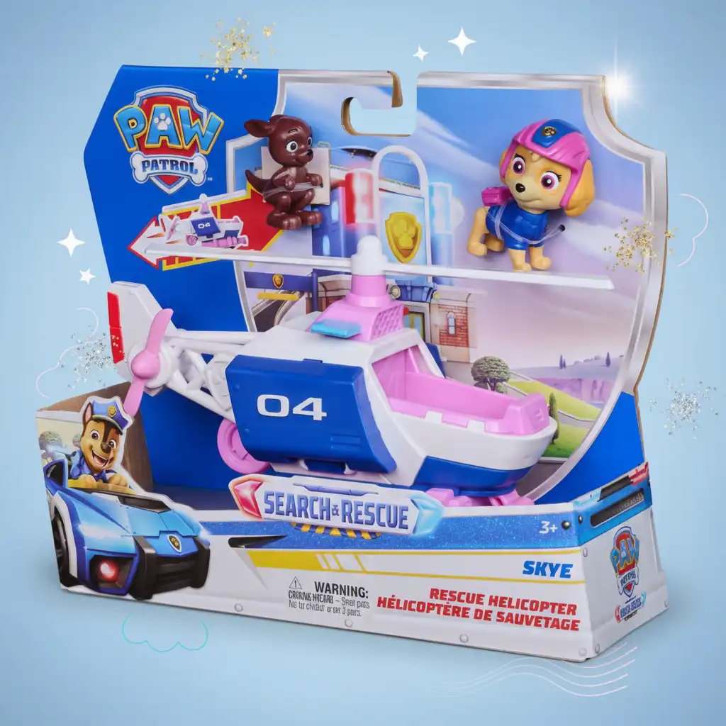 Experience thrilling adventures in the air with the brave Skye.