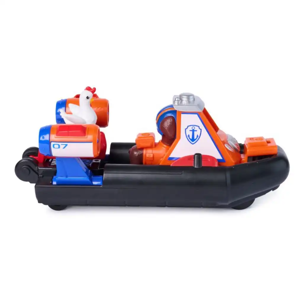 Discover new ways to play with the pull-back hovercraft!